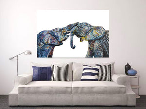 baby elephants, baby elephant prints, Indian elephant, indian elephant print