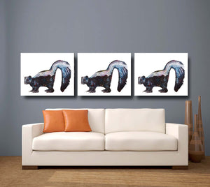 skunk, skunk print, skunk gift idea