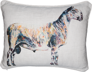 sheep. sheep cushion, sheep gift, blue faced Leicester sheep