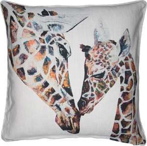 giraffe, baby giraffe, giraffe cushion, baby giraffe cushion, nursery gift