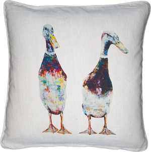 duck, duck cushion,  duck gift, indian runner duck, indian runner duck cushion, indian runner duck gift