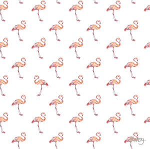 Fabulous Flamingo Cotton Lawn Scarf