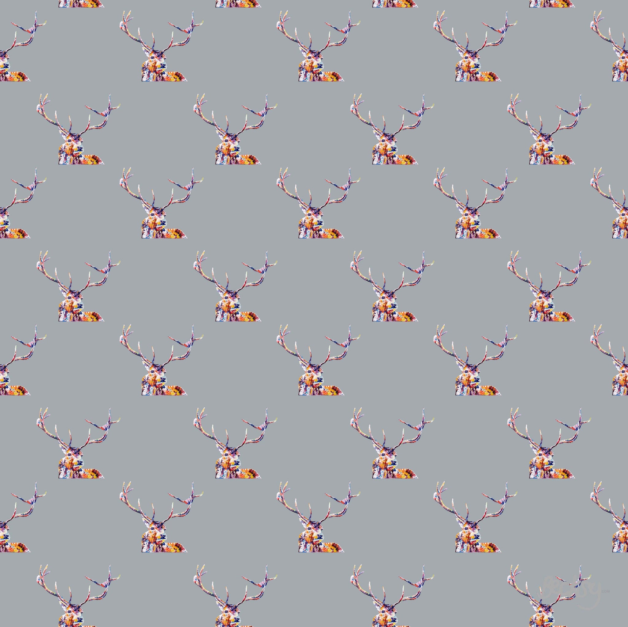 Red Stag Silk Twill Scarf