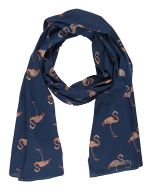 flamingo, flamingo scarf, flamingo gift