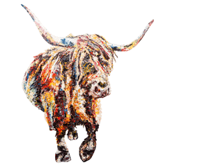 highland cow, highland cow print, highland cow gift, cow