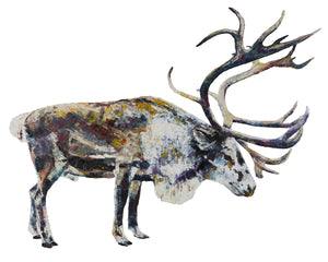 reindeer print, deer print