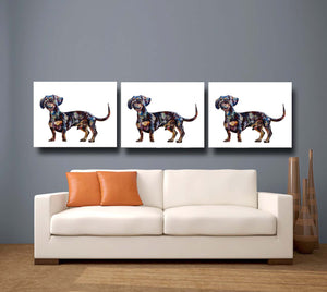 sausage dog, sausage dog print, sausage dog gift idea, dachshund, dachshund print, dachshund gift idea, miniature dachshund, miniature dachshund print, miniature dachshund gift idea