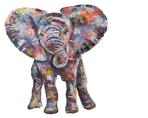 Baby Elephant 'Nelly' Giclee Print