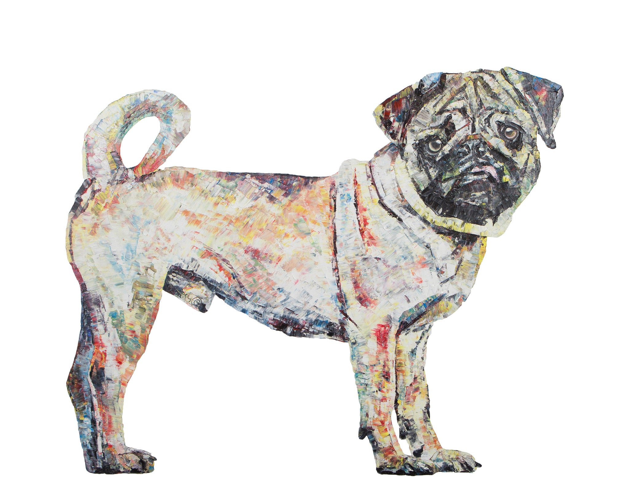 pug, pug print, pug gift idea