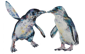 penguin, penguin print, penguin gift idea, little blue penguin, little blue penguin print, little blue penguin gift idea, nursery gift, nursery decoration