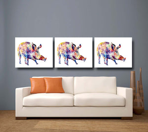 wild boar, wild boar print, wild boar gift idea, pig, pig print, pig gift idea
