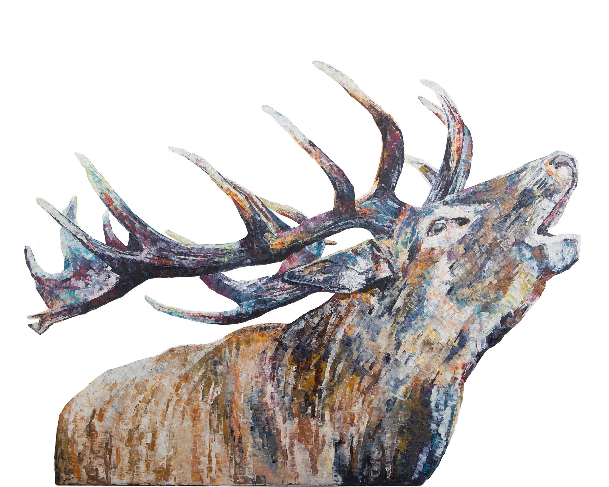 stag, stag print, deer, deer print