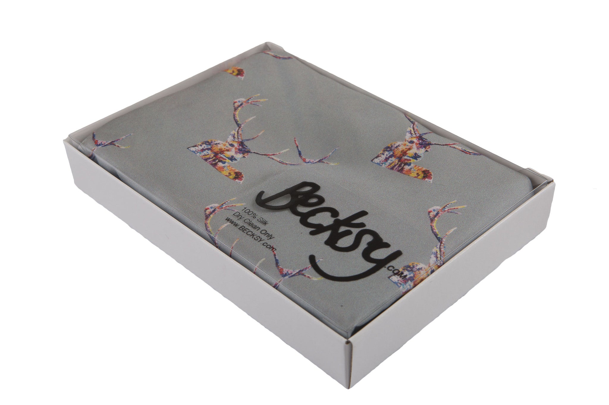 Red Stag Silk Twill Scarf