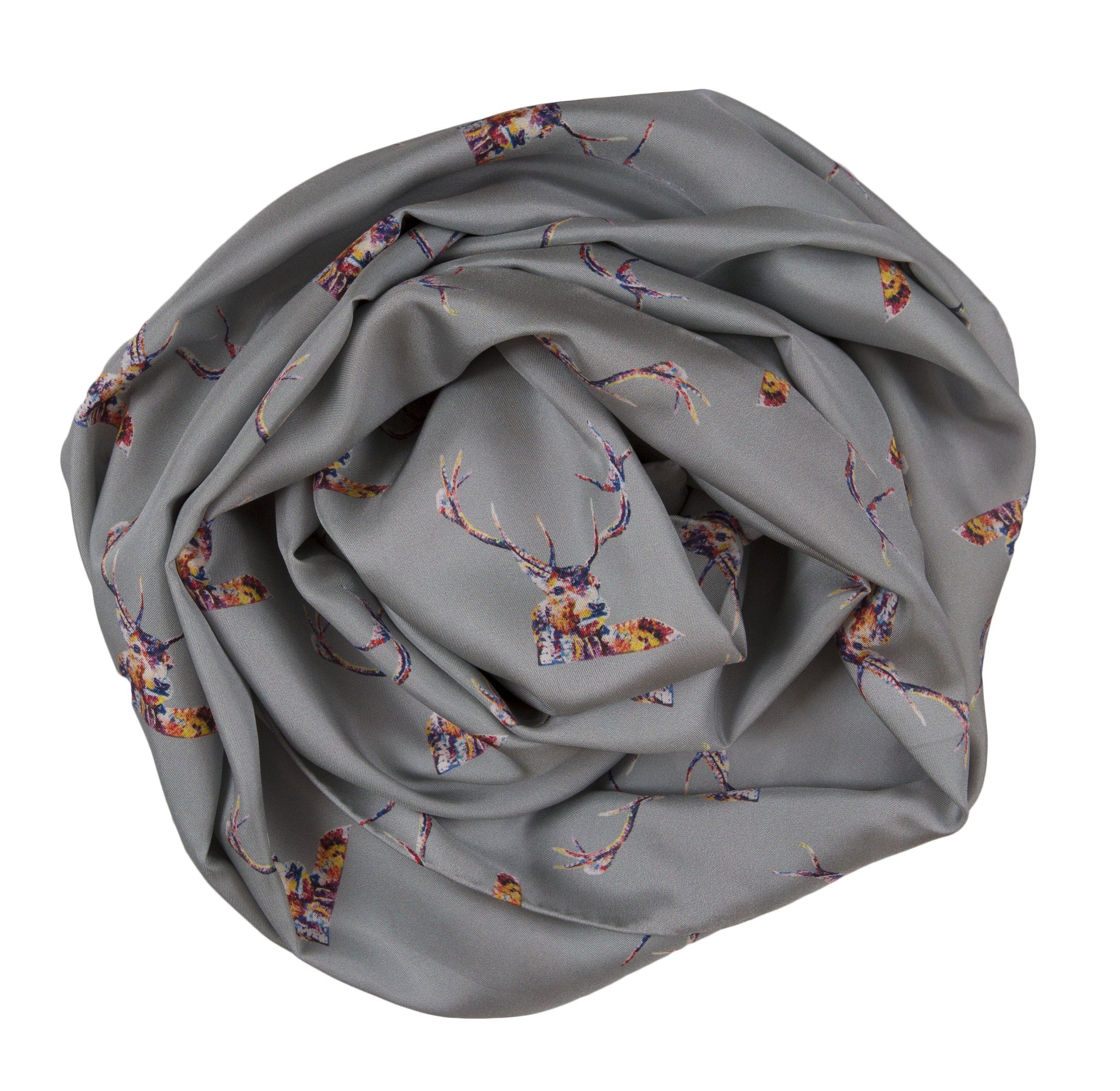 Red Stag Silk Twill Scarf