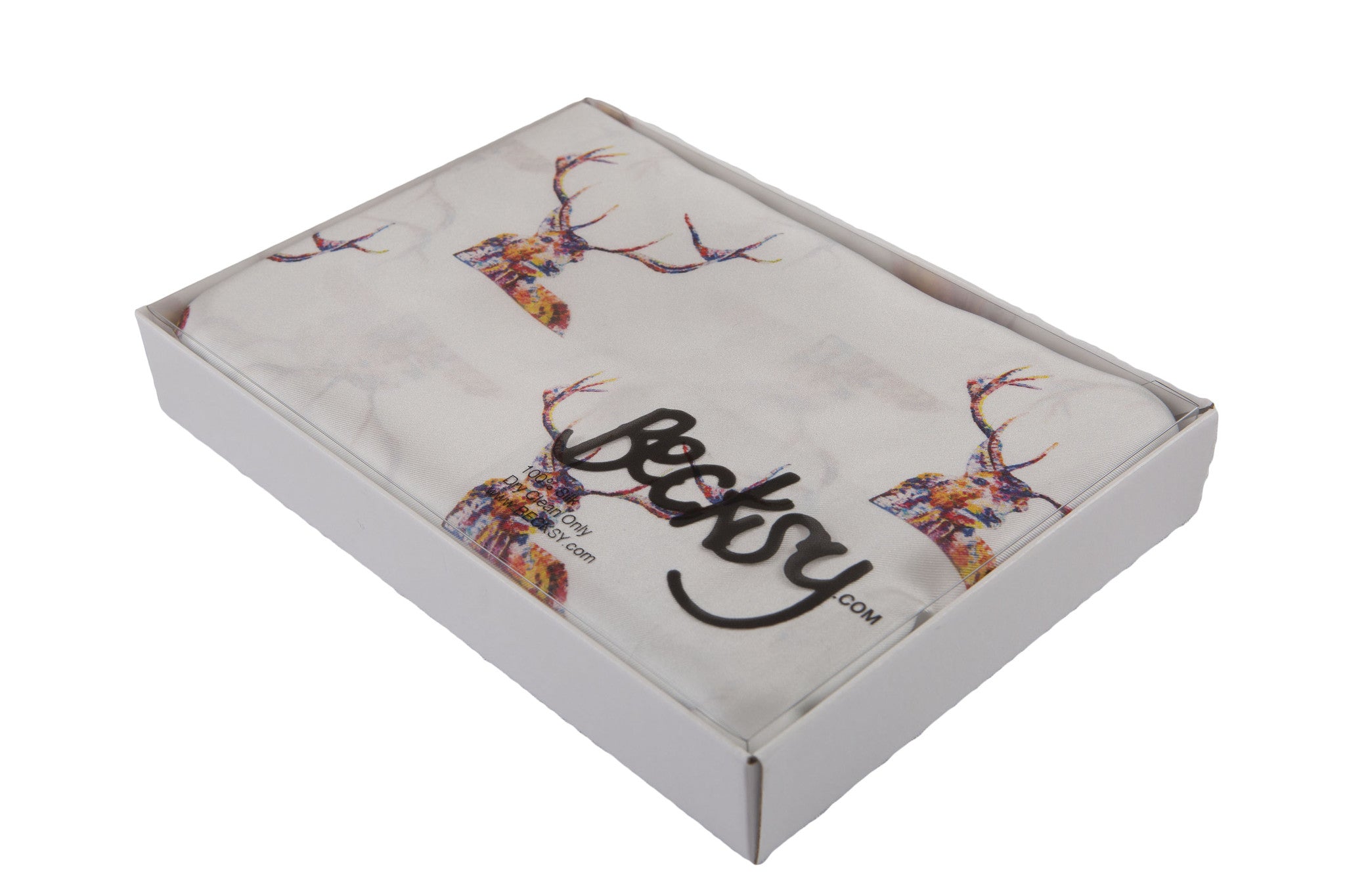 Red Stag Silk Twill Scarf