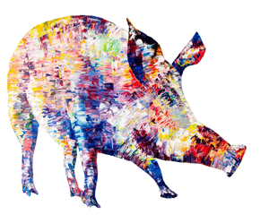 wild boar, wild boar print, wild boar gift idea, pig, pig print, pig gift idea