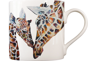 Giraffes 'Daisy & Holly' Fine Bone China Mug