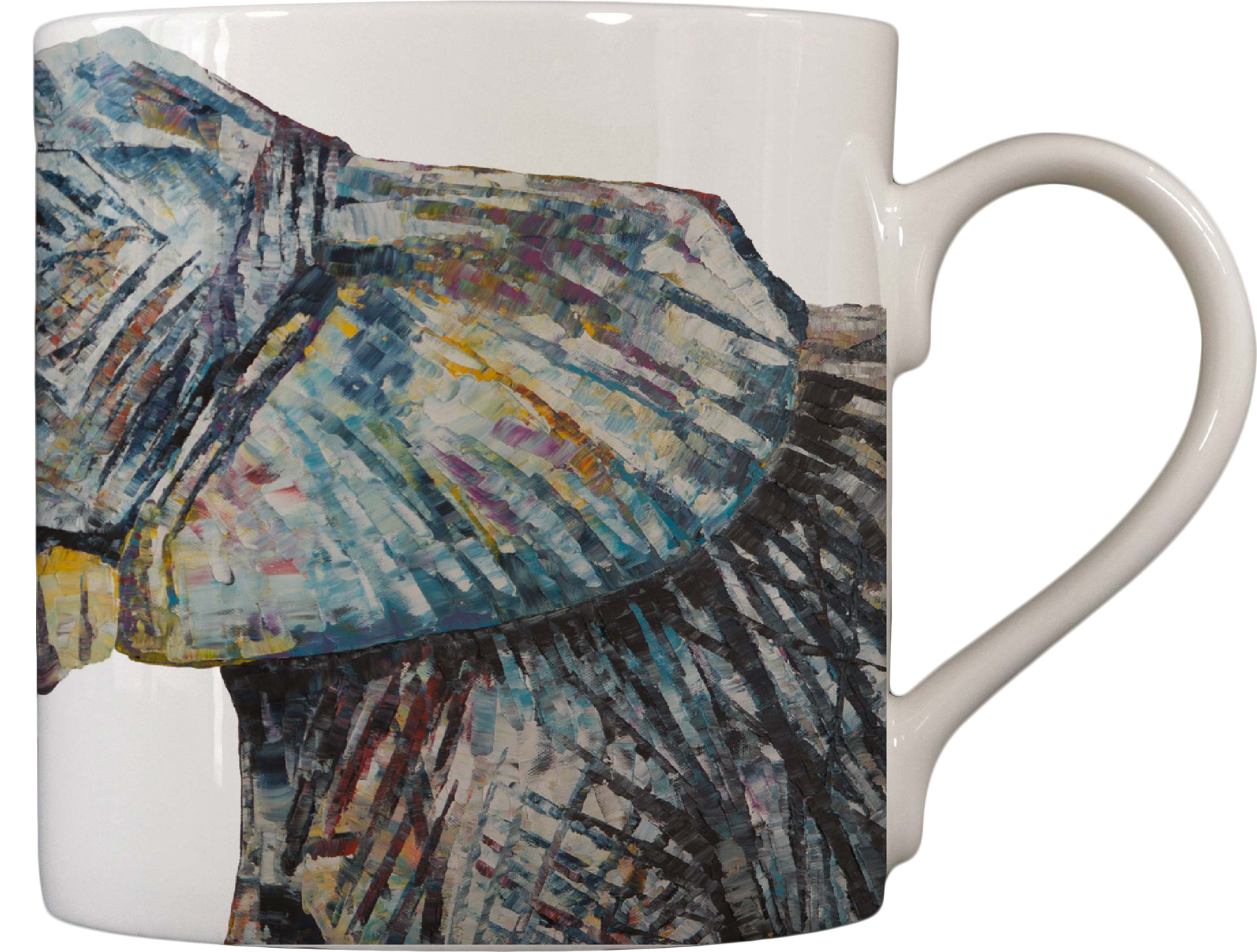 Bahati & Bashasha Baby Elephants Fine Bone China Mug